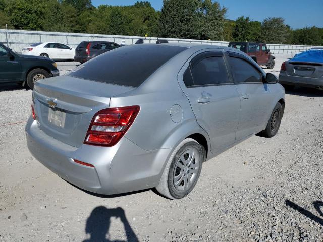 1G1JB5SH0H4139847 - 2017 CHEVROLET SONIC LS SILVER photo 4