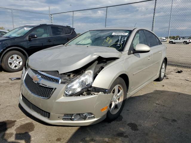 1G1PC5SB5D7269151 - 2013 CHEVROLET CRUZE LT TAN photo 2