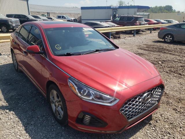 5NPE34AF9KH818176 - 2019 HYUNDAI SONATA LIM RED photo 1