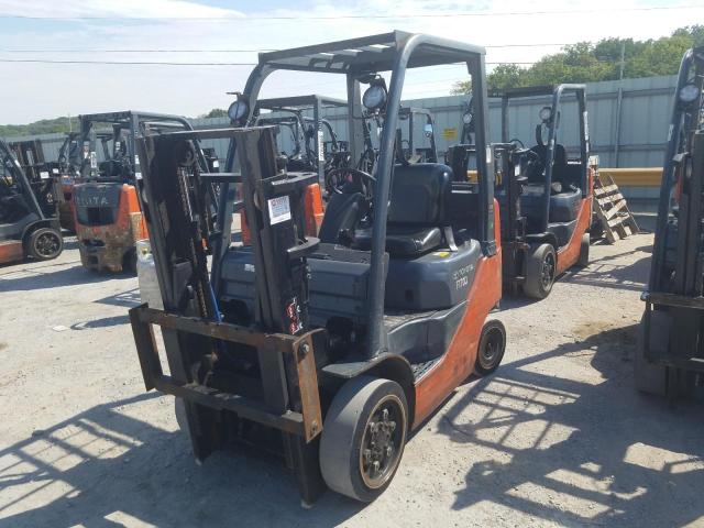 67902 - 2015 TOYOTA FORKLIFT ORANGE photo 2