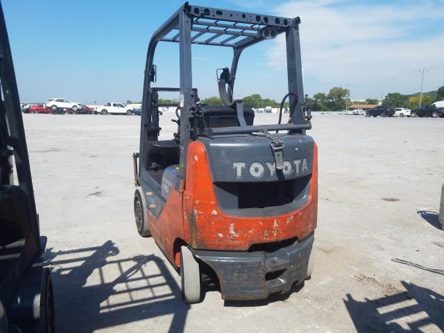 67902 - 2015 TOYOTA FORKLIFT ORANGE photo 3