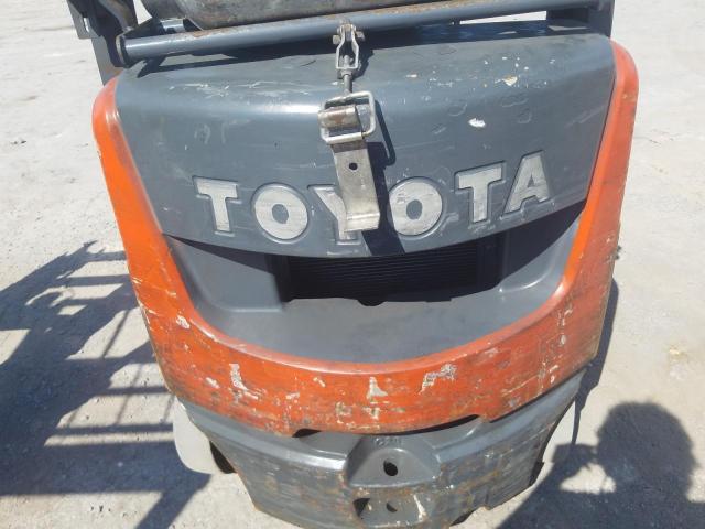 67902 - 2015 TOYOTA FORKLIFT ORANGE photo 7