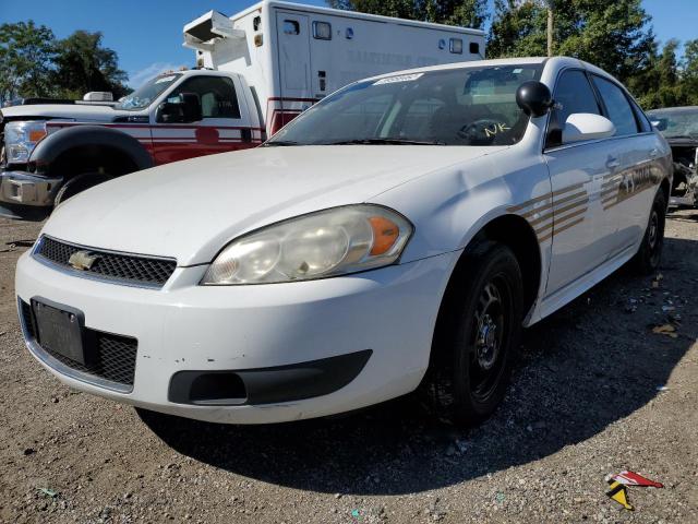 2G1WD5E39C1158577 - 2012 CHEVROLET IMPALA POL WHITE photo 2