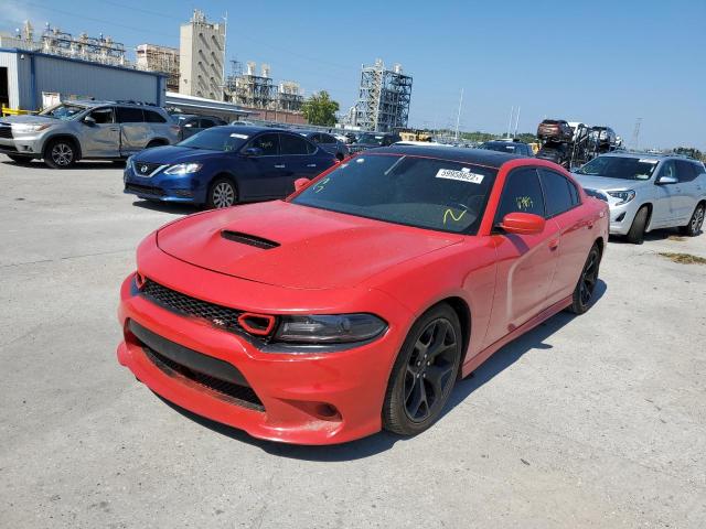 2C3CDXCT5HH528810 - 2017 DODGE CHARGER R/ RED photo 2