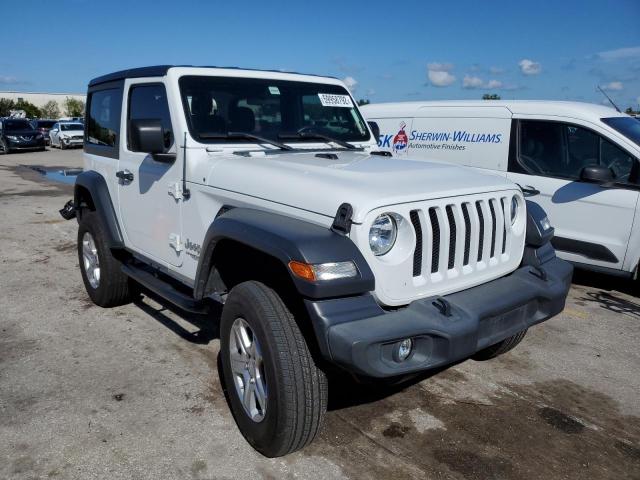 1C4GJXAN4LW207619 - 2020 JEEP WRANGLER S WHITE photo 1