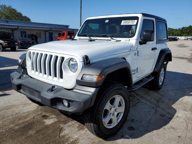 1C4GJXAN4LW207619 - 2020 JEEP WRANGLER S WHITE photo 2