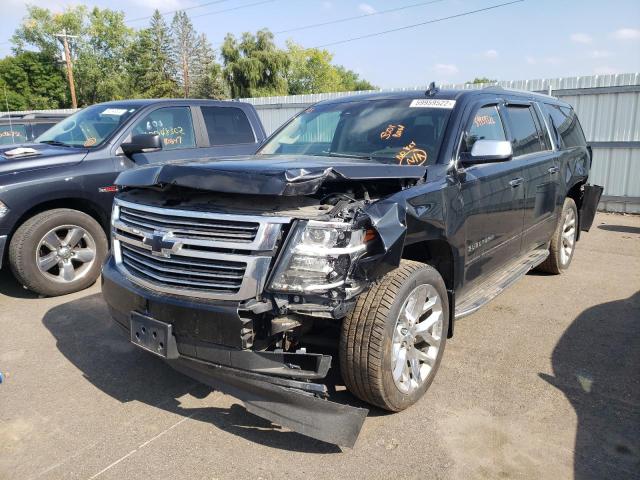 1GNSKJKC0HR182216 - 2017 CHEVROLET SUBURBAN K BLACK photo 2