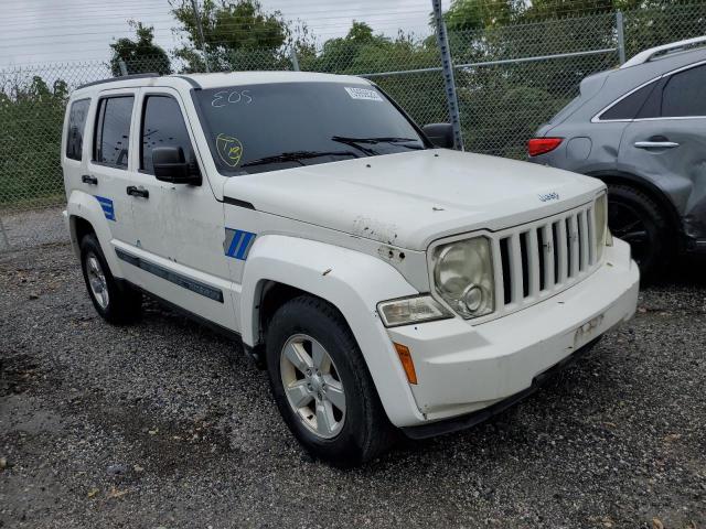 1J8GN28K19W540378 - 2009 JEEP LIBERTY SP WHITE photo 1