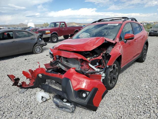 JF2GTHNC8MH306816 - 2021 SUBARU CROSSTREK RED photo 2