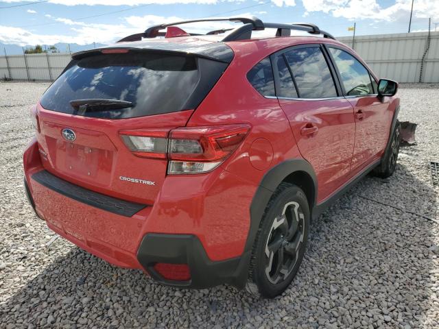 JF2GTHNC8MH306816 - 2021 SUBARU CROSSTREK RED photo 4