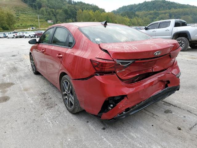 3KPF34AD2KE045672 - 2019 KIA FORTE GT L RED photo 3