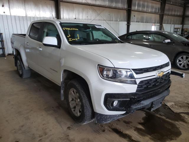 1GCGTCEN7M1161263 - 2021 CHEVROLET COLORADO L WHITE photo 1
