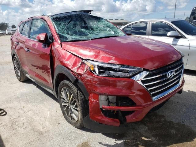 KM8J33AL8MU365221 - 2021 HYUNDAI TUCSON LIM RED photo 1