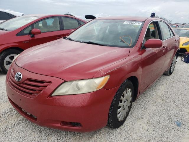 4T1BE46KX7U084093 - 2007 TOYOTA CAMRY CE RED photo 2