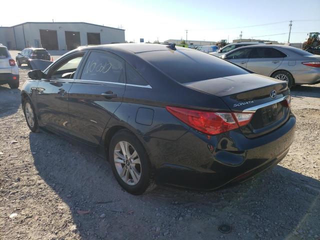 5NPEB4AC5DH760854 - 2013 HYUNDAI SONATA GLS BLUE photo 3