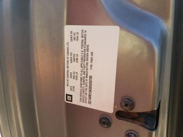 2G1WM15K069289788 - 2006 CHEVROLET MONTE CARL TAN photo 10