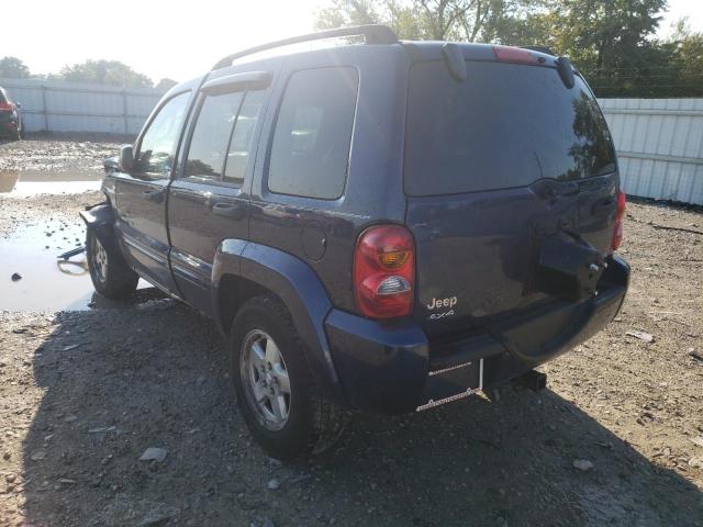 1J4GL58K73W679088 - 2003 JEEP LIBERTY LI BLUE photo 3