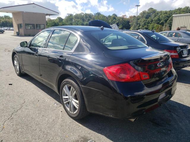 JN1DV6AR3BM654153 - 2011 INFINITI G25 BLACK photo 3