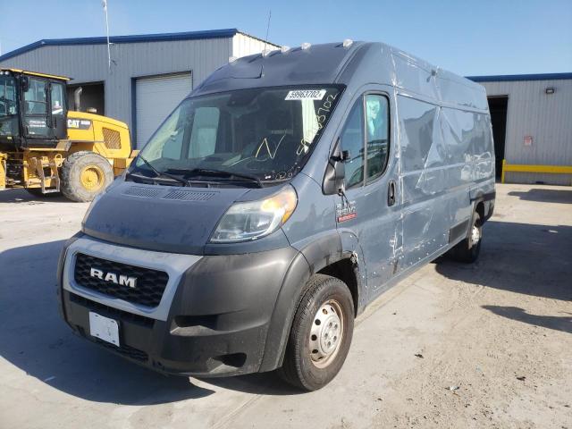 3C6MRVJG8ME580084 - 2021 RAM PROMASTER BLUE photo 2