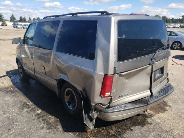 1GNEL19XX2B102875 - 2002 CHEVROLET ASTRO VAN TAN photo 3