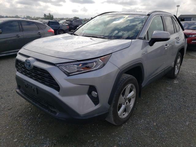 2T3B6RFV7MW022559 - 2021 TOYOTA RAV4 XLE P SILVER photo 2