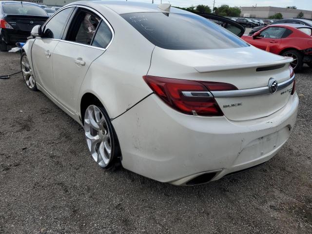 2G4GT5GXXF9137835 - 2015 BUICK REGAL GS WHITE photo 3