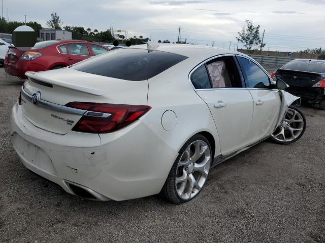 2G4GT5GXXF9137835 - 2015 BUICK REGAL GS WHITE photo 4