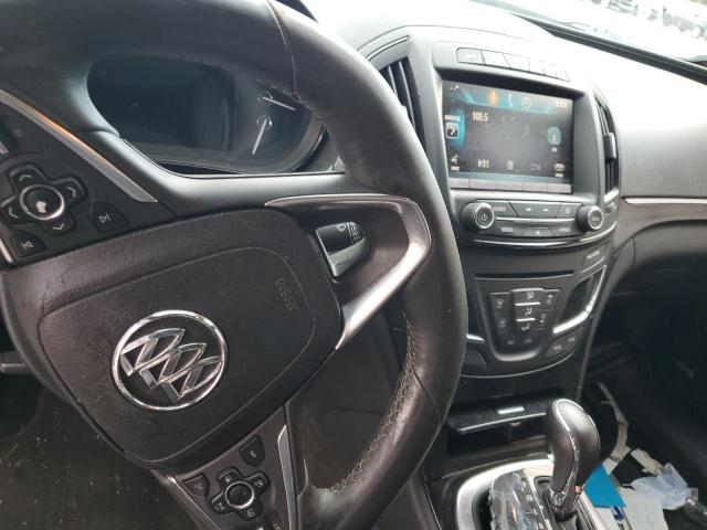 2G4GT5GXXF9137835 - 2015 BUICK REGAL GS WHITE photo 9