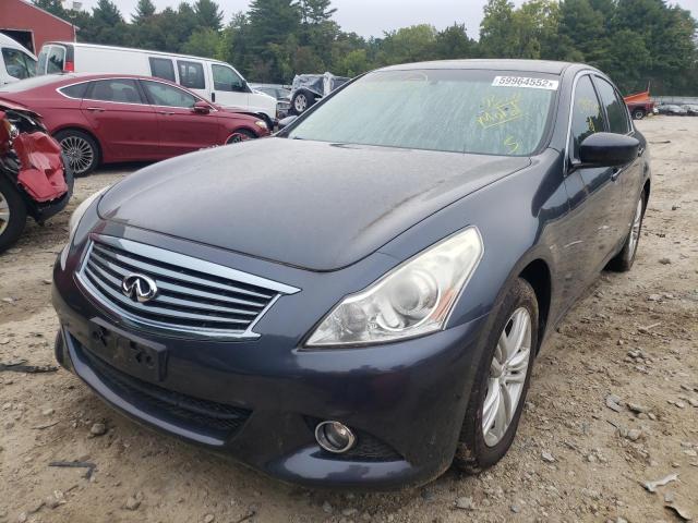 JN1CV6AR7AM252646 - 2010 INFINITI G37 GRAY photo 2