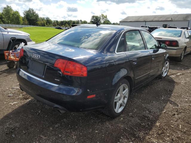 WAUDF78E27A117976 - 2007 AUDI A4 BLUE photo 4