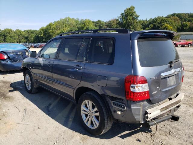 JTEEW21A760007720 - 2006 TOYOTA HIGHLANDER BLUE photo 3