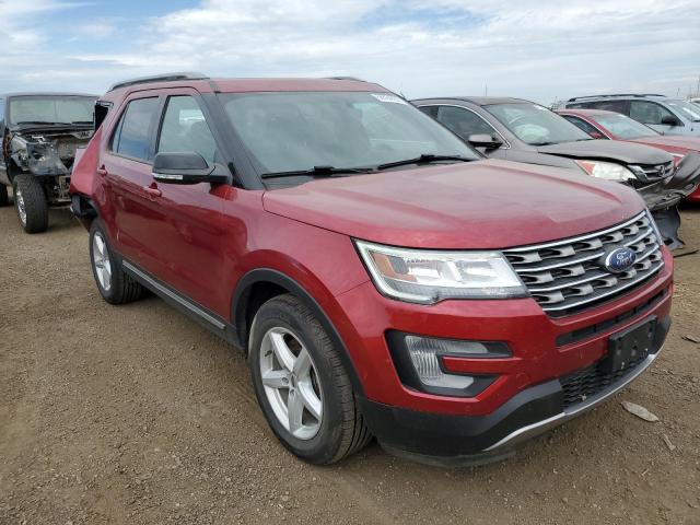 1FM5K8D83HGC79490 - 2017 FORD EXPLORER X MAROON photo 1