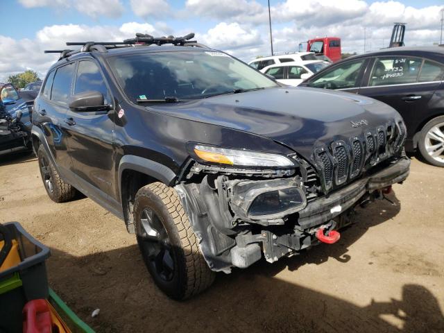 1C4PJMBS8FW673223 - 2015 JEEP CHEROKEE T BLACK photo 1