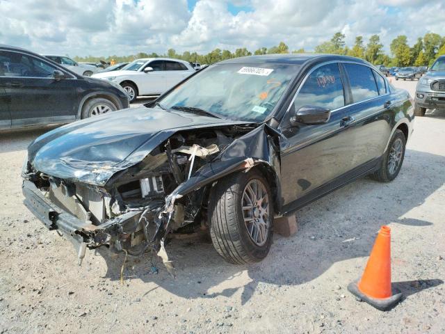 1HGCP2F37BA058885 - 2011 HONDA ACCORD LX BLACK photo 2