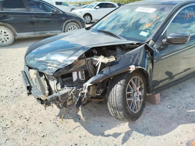 1HGCP2F37BA058885 - 2011 HONDA ACCORD LX BLACK photo 9