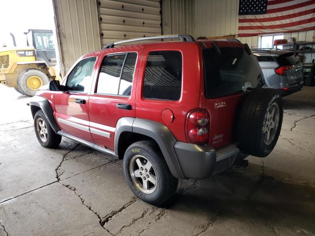 1J4GL48K46W191084 - 2006 JEEP LIBERTY SP RED photo 3