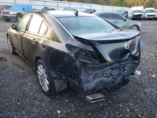 19UUA8F38EA004007 - 2014 ACURA TL SE BLACK photo 3