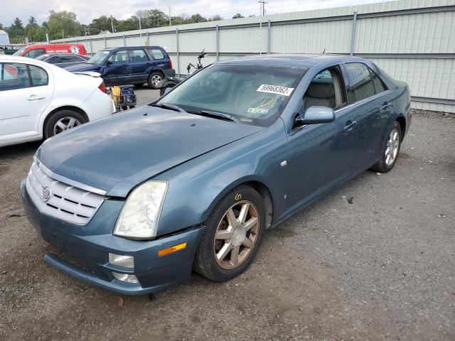 1G6DC67A560155438 - 2006 CADILLAC STS BLUE photo 2