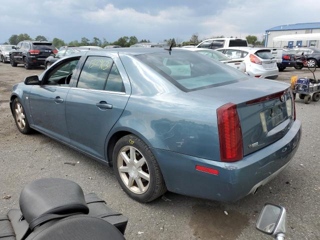 1G6DC67A560155438 - 2006 CADILLAC STS BLUE photo 3