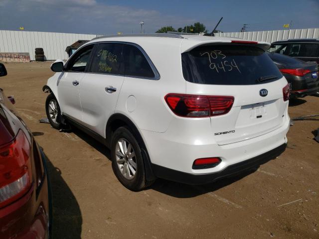 5XYPGDA39LG646047 - 2020 KIA SORENTO L WHITE photo 3