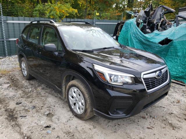 JF2SKACC5KH420146 - 2019 SUBARU FORESTER BLACK photo 1