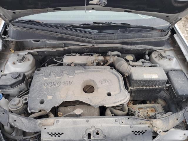 KNADE163176257229 - 2007 KIA RIO 5 SX SILVER photo 7