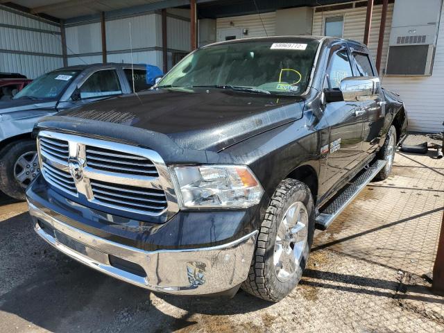 1C6RR7LT6HS648994 - 2017 RAM 1500 SLT BLACK photo 2