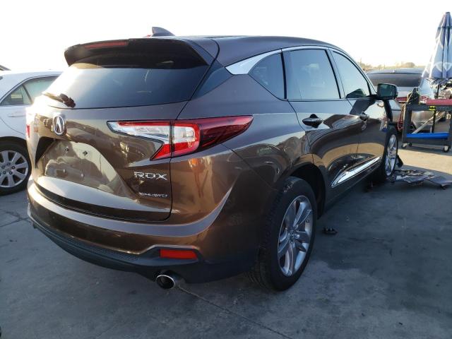 5J8TC2H76KL006082 - 2019 ACURA RDX ADVANC BROWN photo 4