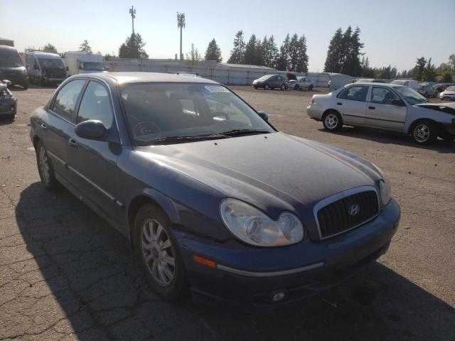 KMHWF35H14A995781 - 2004 HYUNDAI SONATA GLS BLUE photo 1