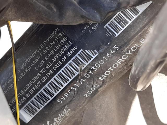 5VPCS15L0Y3001645 - 2000 VICTORY MOTORCYCLES V92 SC 灰色 照片 10