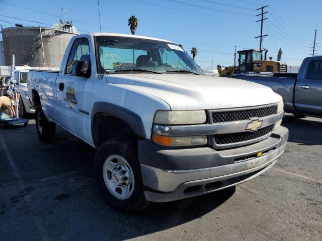 1GCHC24G91E285699 - 2001 CHEVROLET SILVERADO2 WHITE photo 1