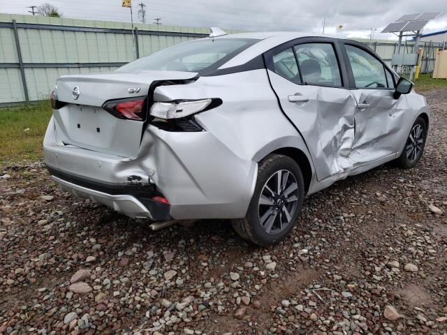 3N1CN8EV7ML835638 - 2021 NISSAN VERSA SV SILVER photo 4