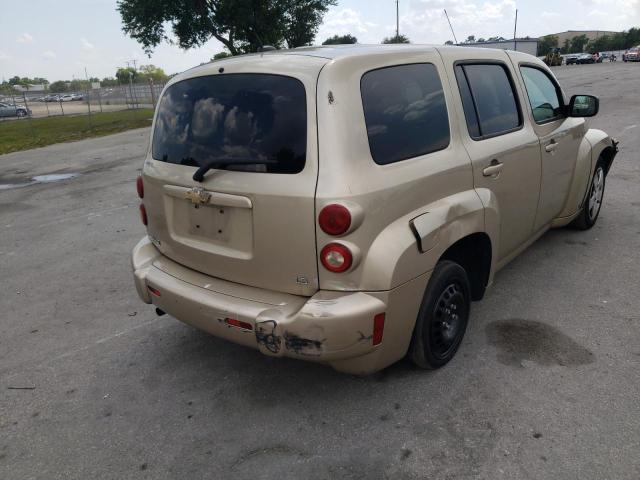 3GNDA13DX8S647259 - 2008 CHEVROLET HHR LS GOLD photo 4