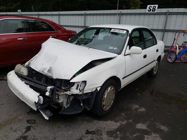 2T1BB02EXTC161462 - 1996 TOYOTA COROLLA DX WHITE photo 2